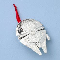Alternative view of Lenox Premium Millennium Falcon Metal Ornament