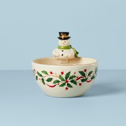 Lenox Premium Holiday Snowman Bowl