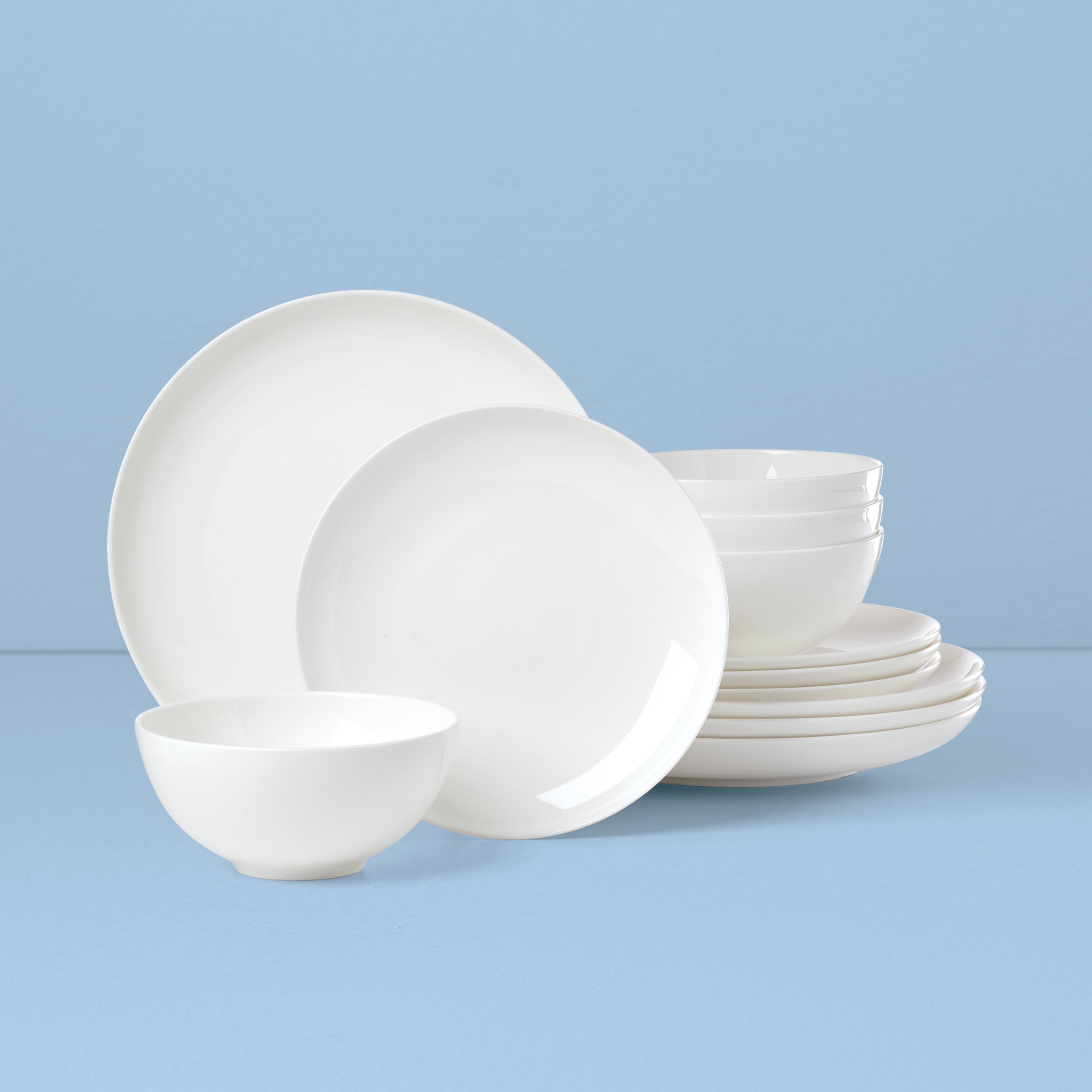 Lenox Premium Studio 1414 Coupe 12-Piece Dinnerware Set