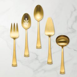 Lenox Premium Portola Gold Satin 5-Piece Hostess Set