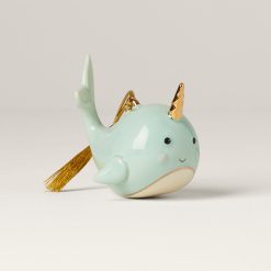 Alternative view of Lenox Premium Personalized Narwhal Ornament