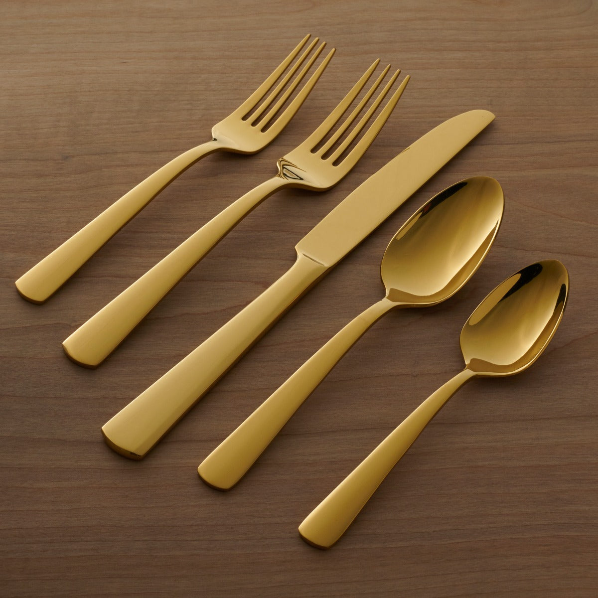 Lenox Premium Aptitude Gold 20-Piece Flatware Set - Image 3