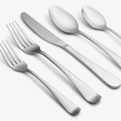 Alternative view of Lenox Premium Rhiannon Satin 20-Piece Flatware Set
