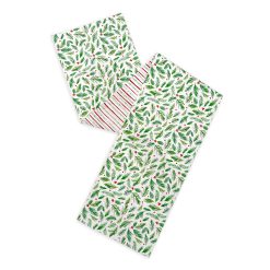 Lenox Premium Bayberry Merry & Bright Reversible Table Runner