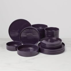 Lenox Premium Modulus Nightshade 16-Piece Dinnerware Set