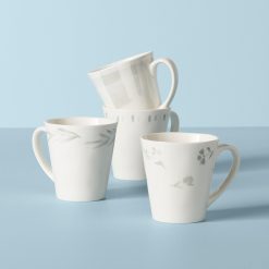 Lenox Premium Oyster Bay Assorted Mugs, Set of 4