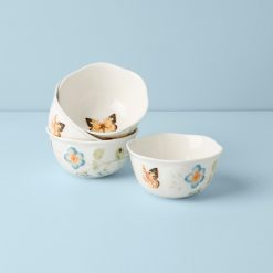 Lenox Premium Butterfly Meadow 4-Piece Dessert Bowl Set