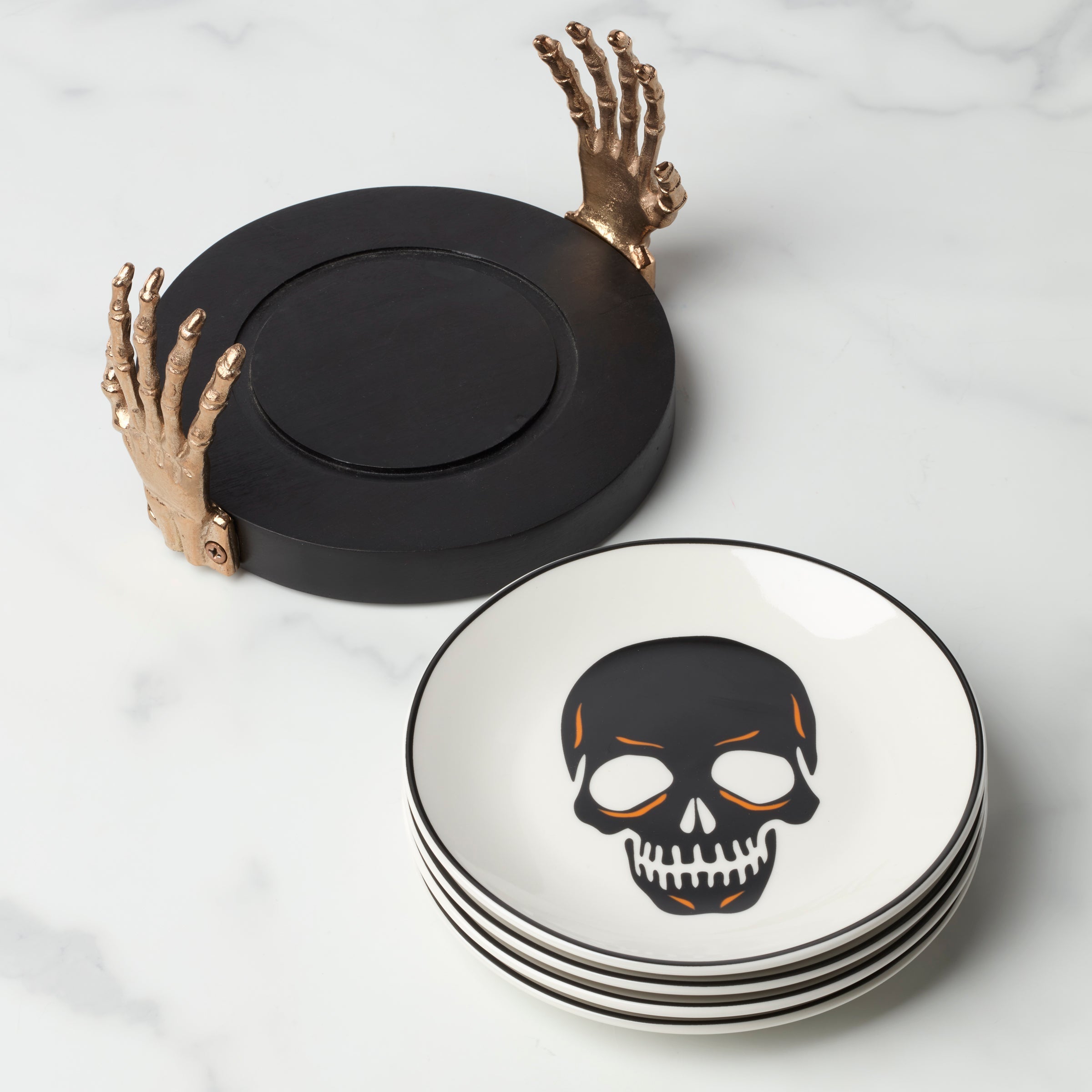 Lenox Premium Vintro Halloween Tidbit Plates, Set of 4 - Image 4