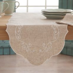Lenox Premium French Perle Linen Runner