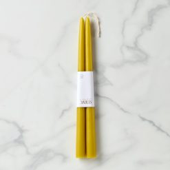 Lenox Premium Dipped Citrine 12 Taper Candle, Set of 2
