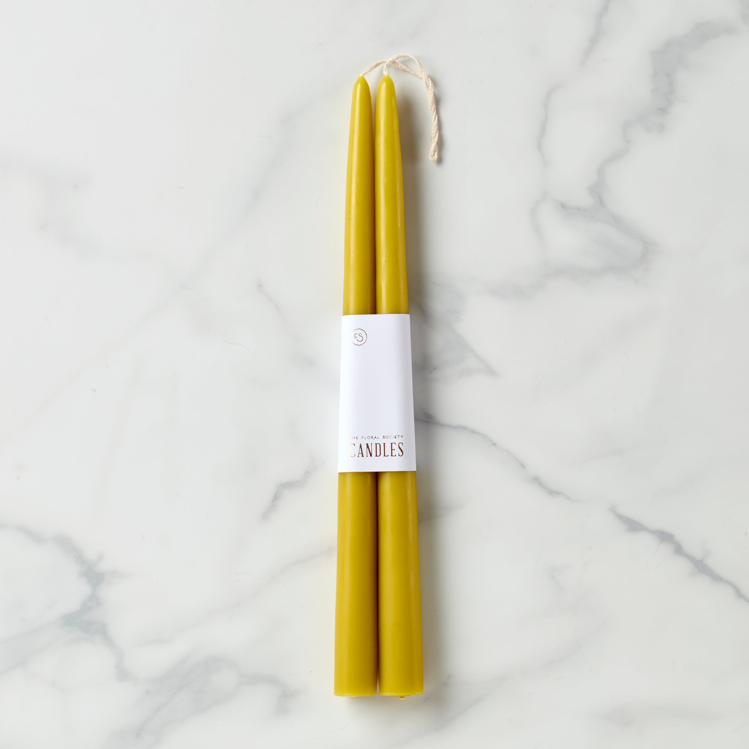 Lenox Premium Dipped Citrine 12 Taper Candle, Set of 2
