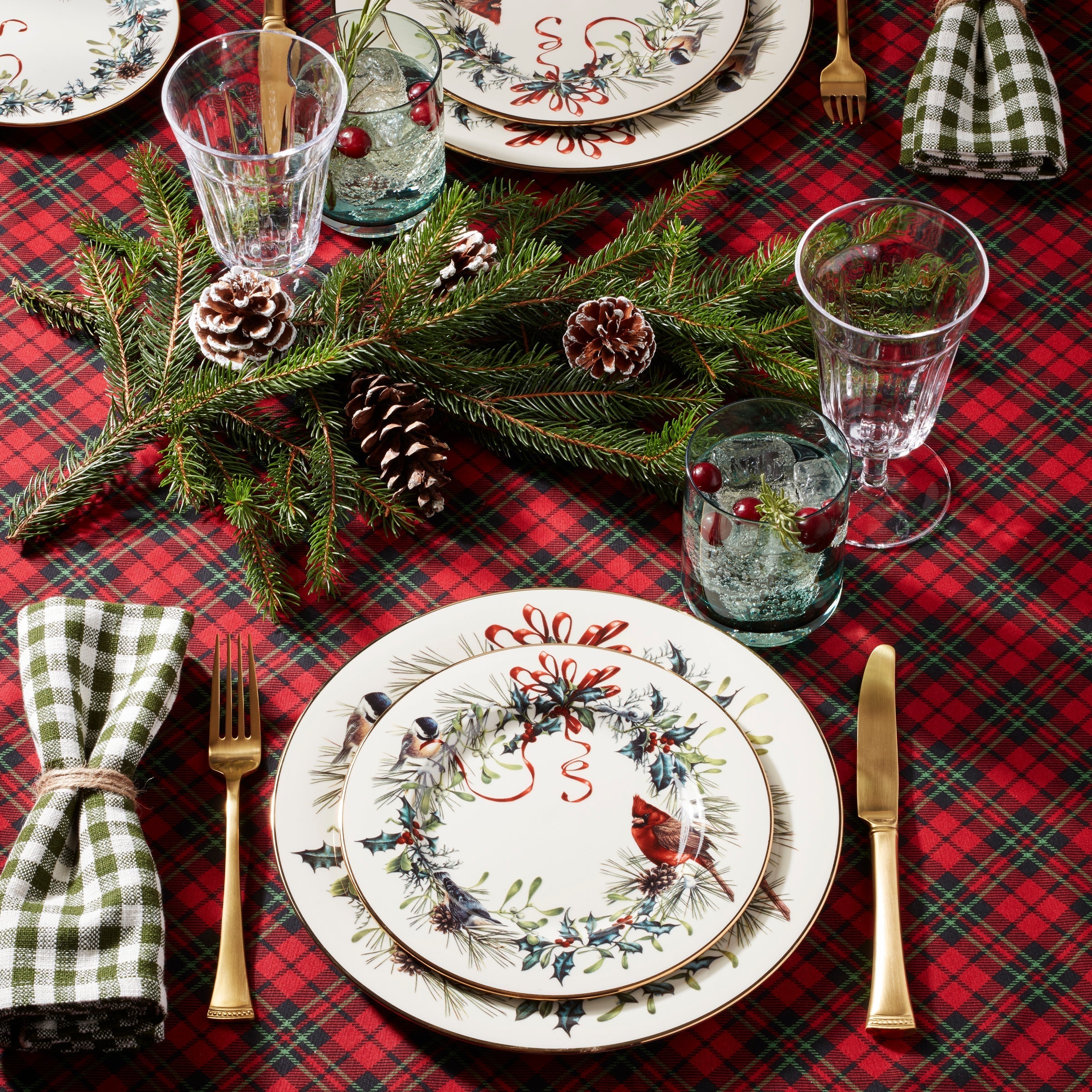 Lenox Premium Winter Greetings 12-Piece Dinnerware Set - Image 5