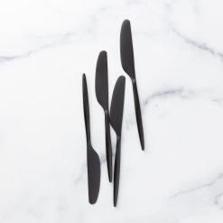 Lenox Premium Gaze Black Satin Spreaders, Set of 4