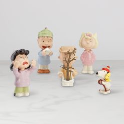 Alternative view of Lenox Premium Peanuts A Charlie Brown Christmas 5-Piece Figurine Set