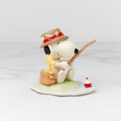 Lenox Premium Peanuts Fishing Buddies Figurine