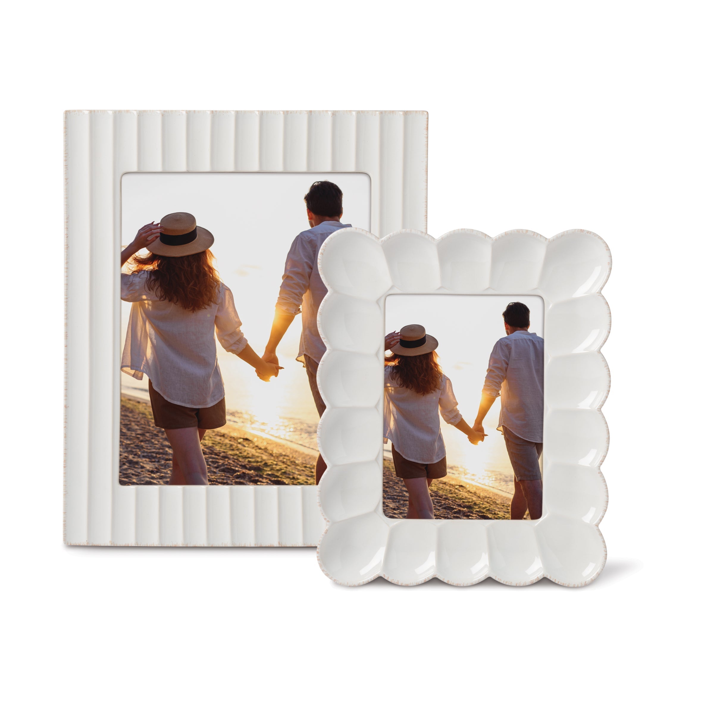 Lenox Premium French Perle Scallop White 8x10 Photo Frame - Image 4