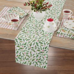 Alternative view of Lenox Premium Bayberry Merry & Bright Dinner Napkins, Set of 4