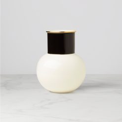 Lenox Premium Make It Pop White & Black Bouquet Vase