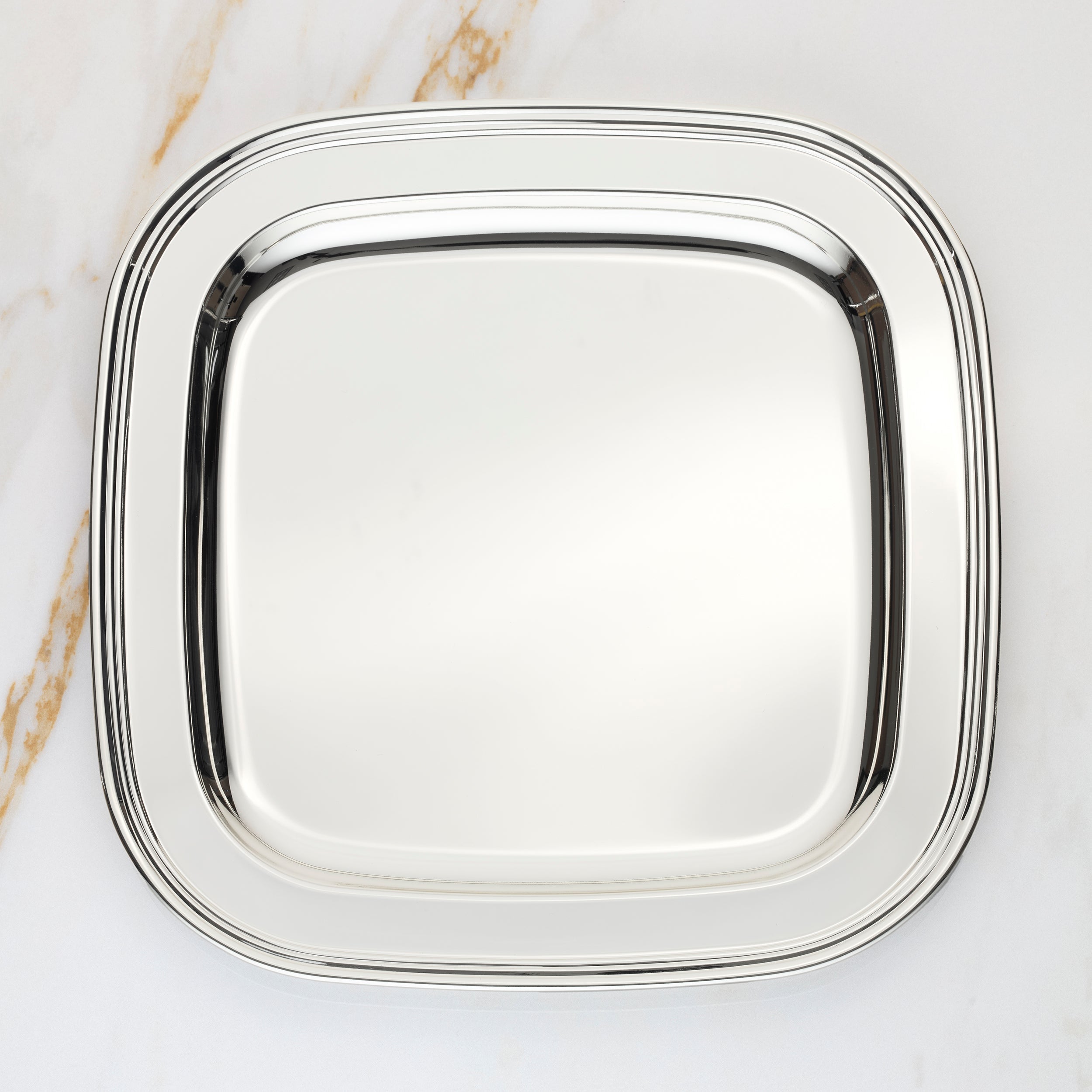 Lenox Premium Derby Silverplate Square Tray