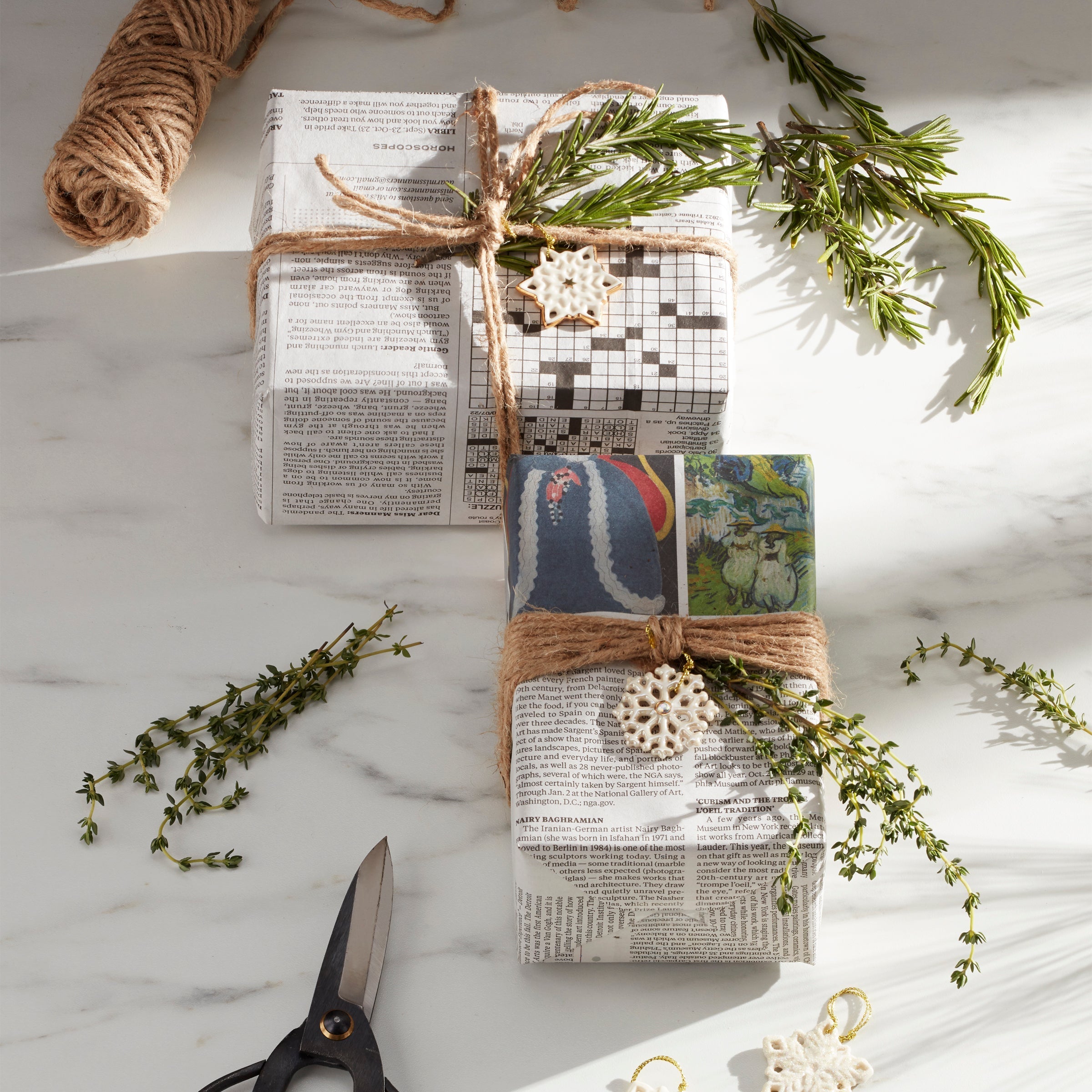 Lenox Premium Snowflake 10-Piece Mini Ornament Set - Image 3
