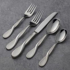 Alternative view of Lenox Premium Aquarius Satin 5-Piece Place Setting