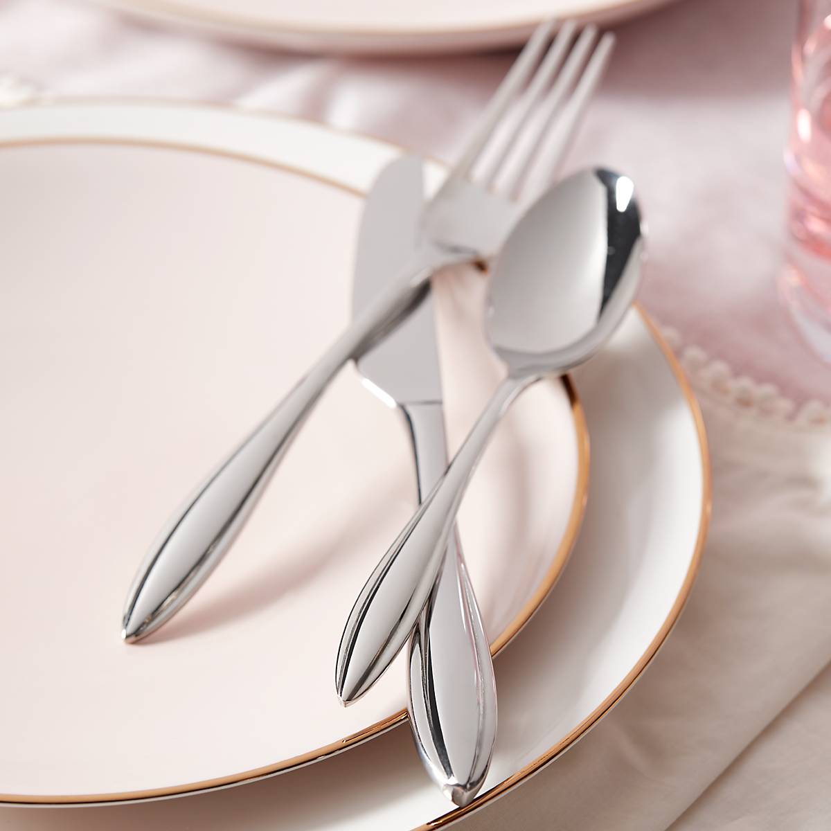 Lenox Premium Sculpt 65-Piece Flatware Set - Image 4