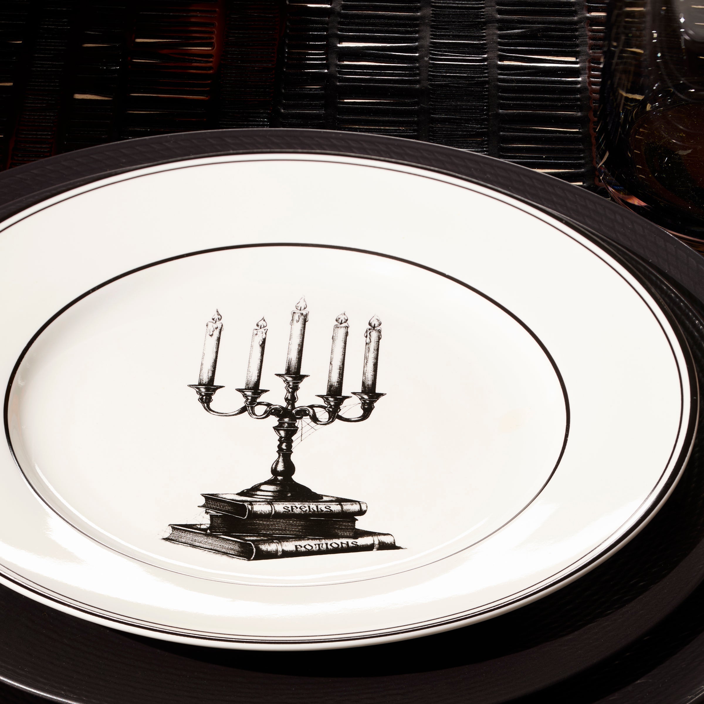 Lenox Premium Vintage Halloween Dessert Plates, Set of 4 - Image 9