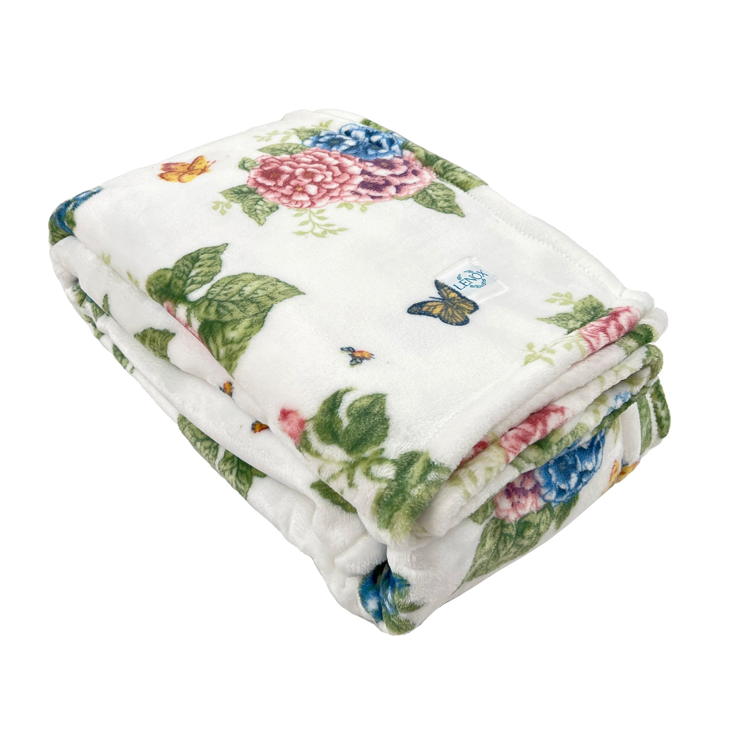 Lenox Premium Butterfly Meadow Hydrangea Throw Blanket - Image 8