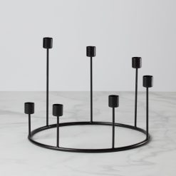 Lenox Premium Kent Large Black Candlestick Wreath