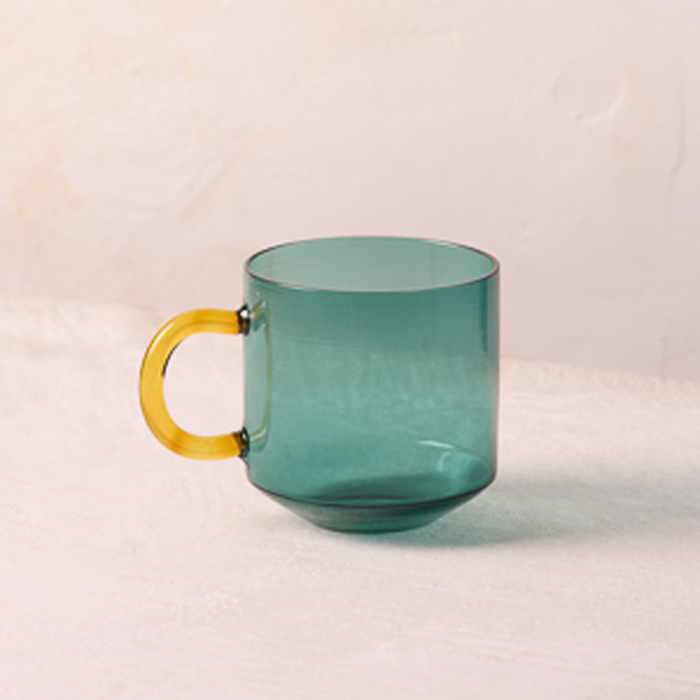Lenox Premium Niko Teal Glass Mug
