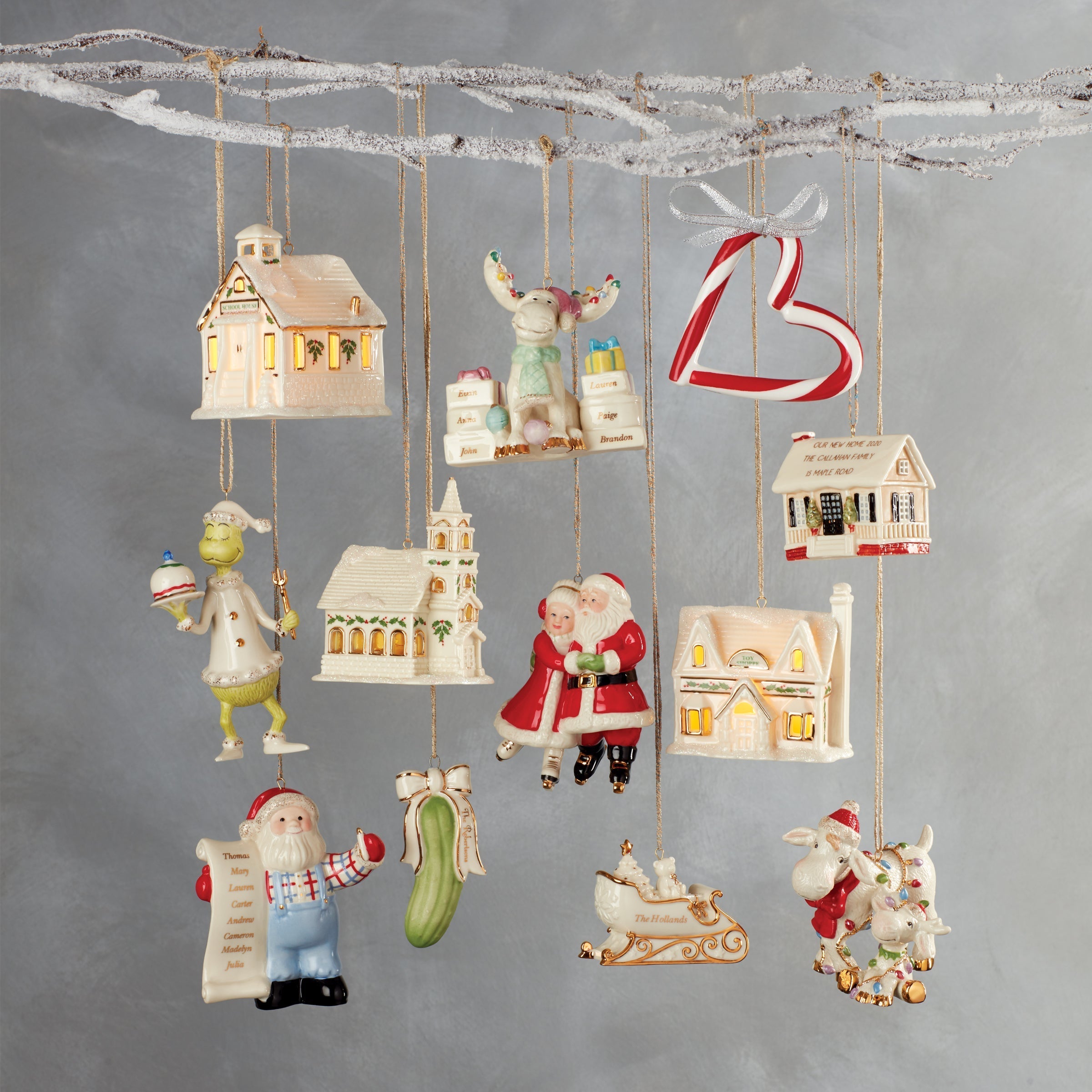 Lenox Premium Christmas Village Church Lit Ornament - Image 3
