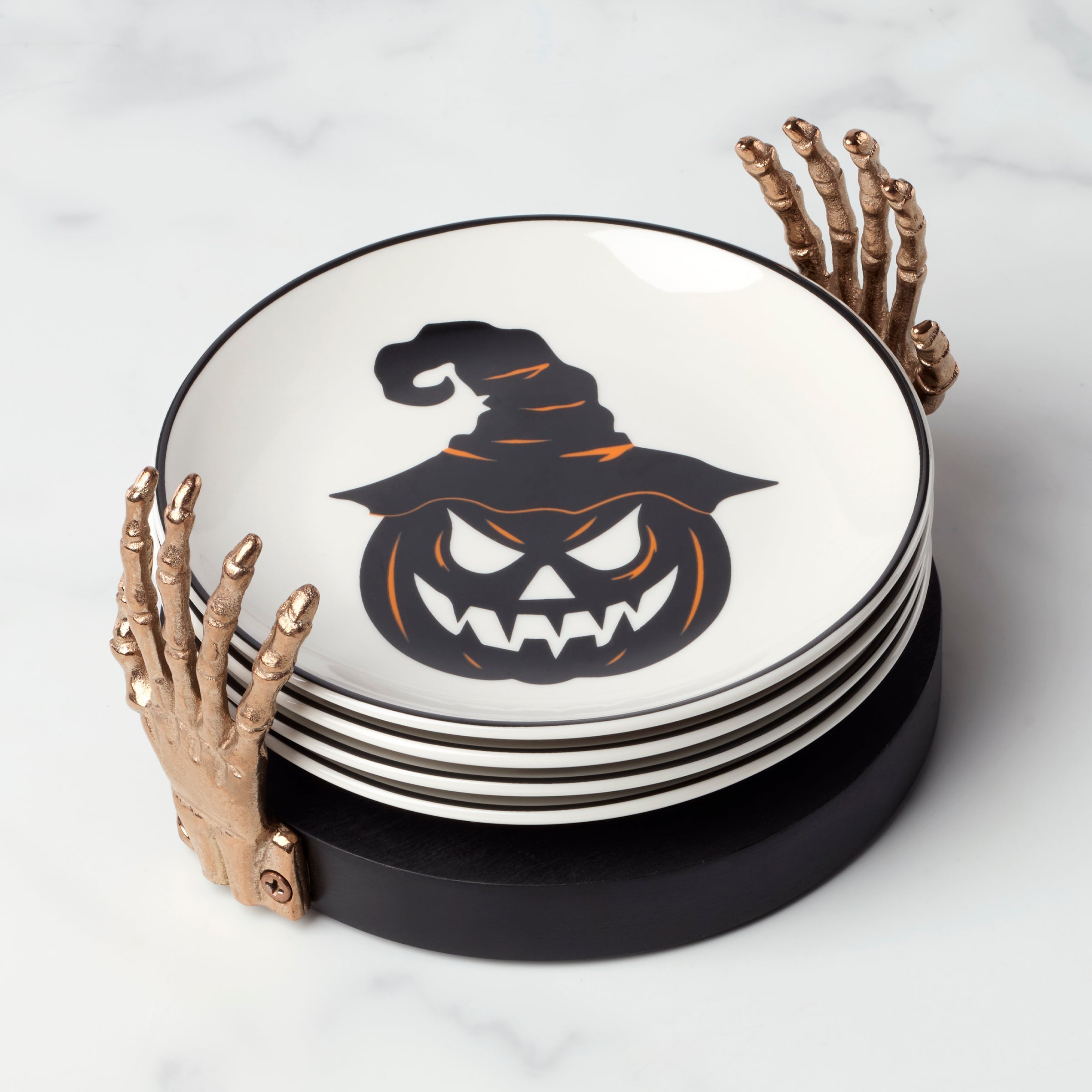 Lenox Premium Vintro Halloween Tidbit Plates, Set of 4 - Image 7