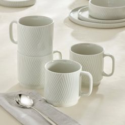 Alternative view of Lenox Premium Modulus Vapor Mugs, Set of 4