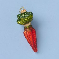Lenox Premium Retro Blown Glass Carrot Ornament
