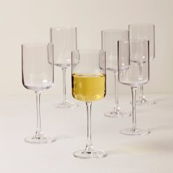Alternative view of Lenox Premium Tuscany Classics Straight White Wine Glasses, Set of 6