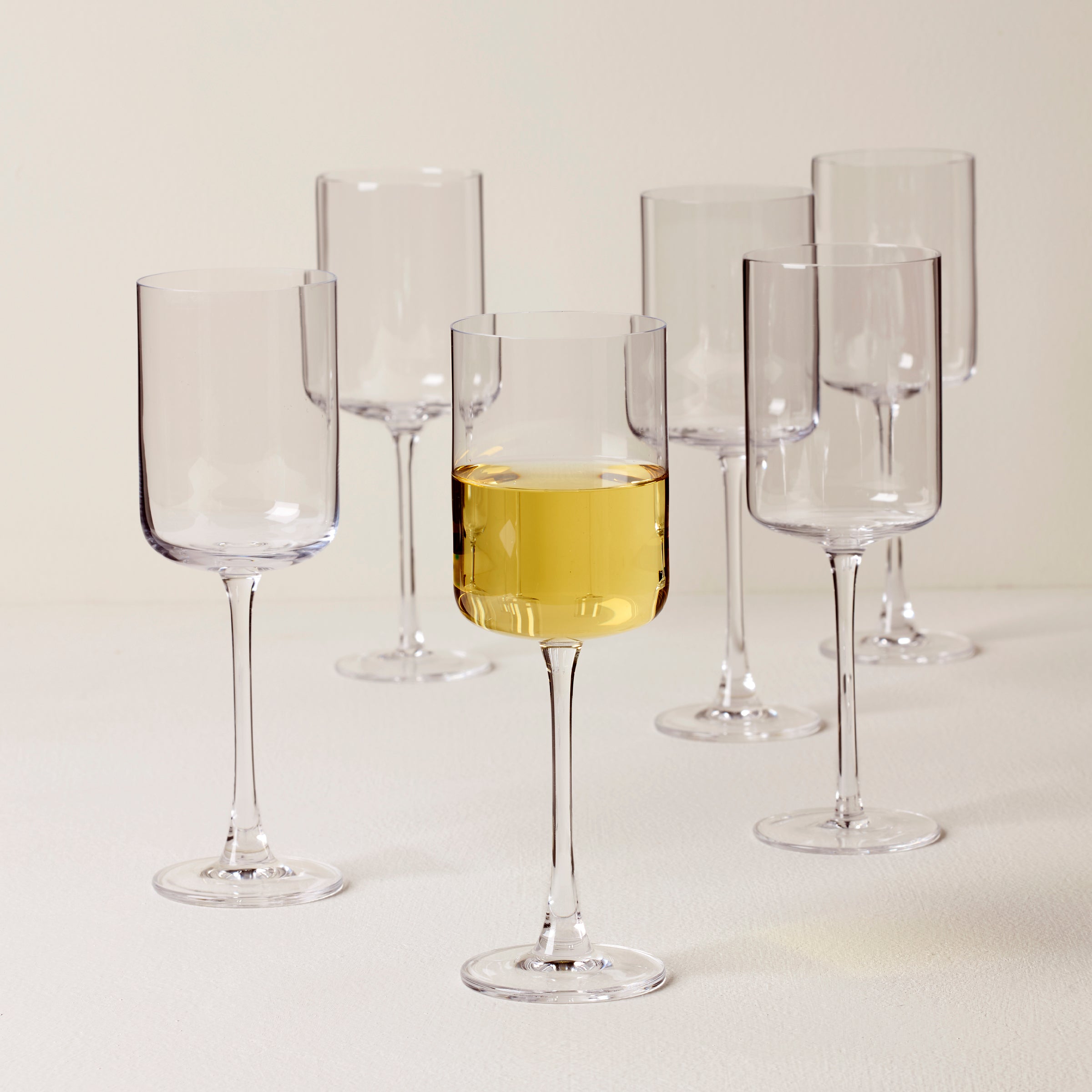 Lenox Premium Tuscany Classics Straight White Wine Glasses, Set of 6 - Image 2