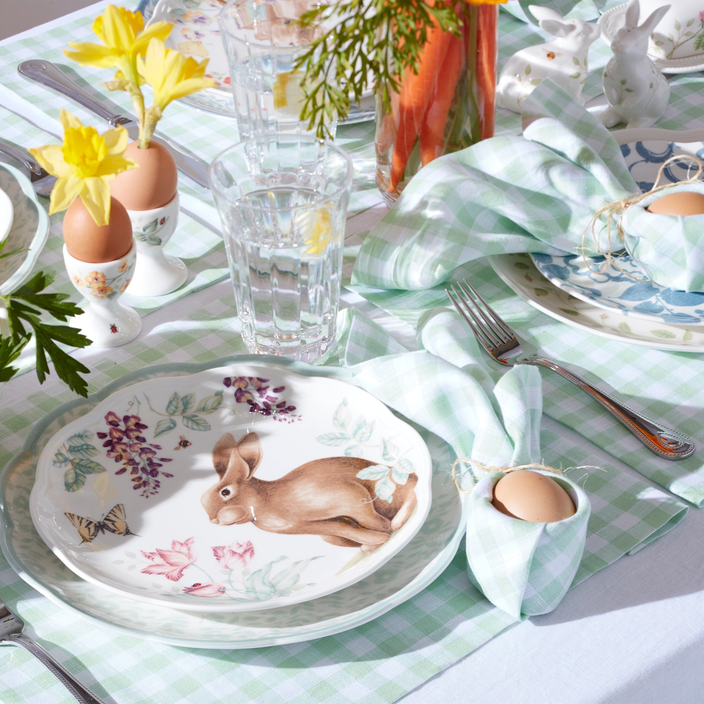 Lenox Premium Butterfly Meadow Bunny Accent Plates, Set of 4 - Image 5