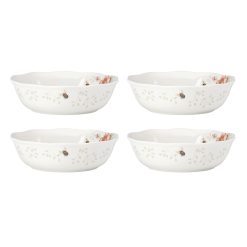 Lenox Premium Butterfly Meadow Soup Bowls, Set of 4