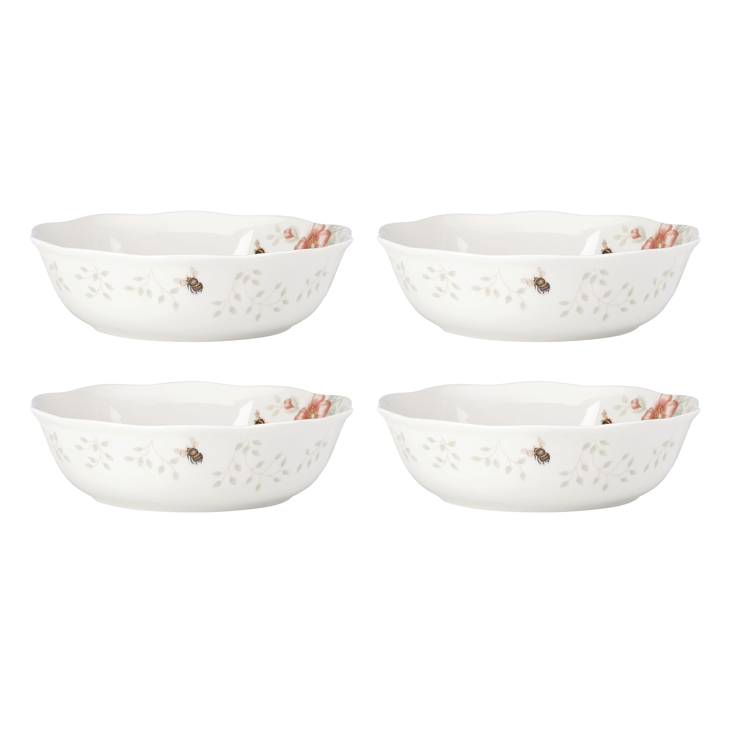 Lenox Premium Butterfly Meadow Soup Bowls, Set of 4