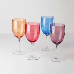 Lenox Premium True Colors Wine Glasses, Set Of 4