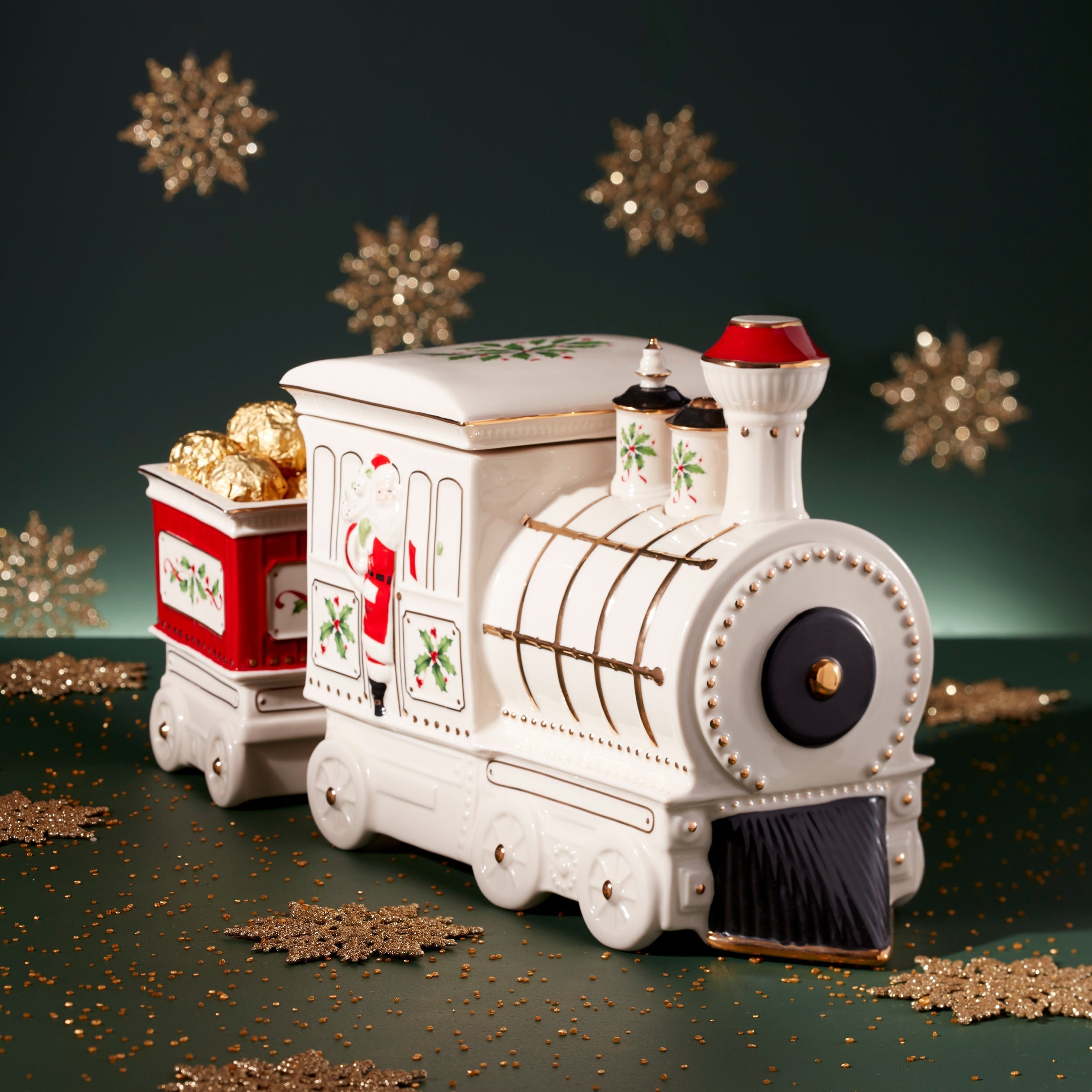 Lenox Premium Holiday Train 5-Piece Serving Set - Image 3