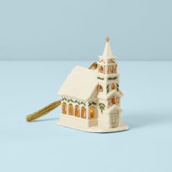 Lenox Premium Christmas Village Church Lit Ornament
