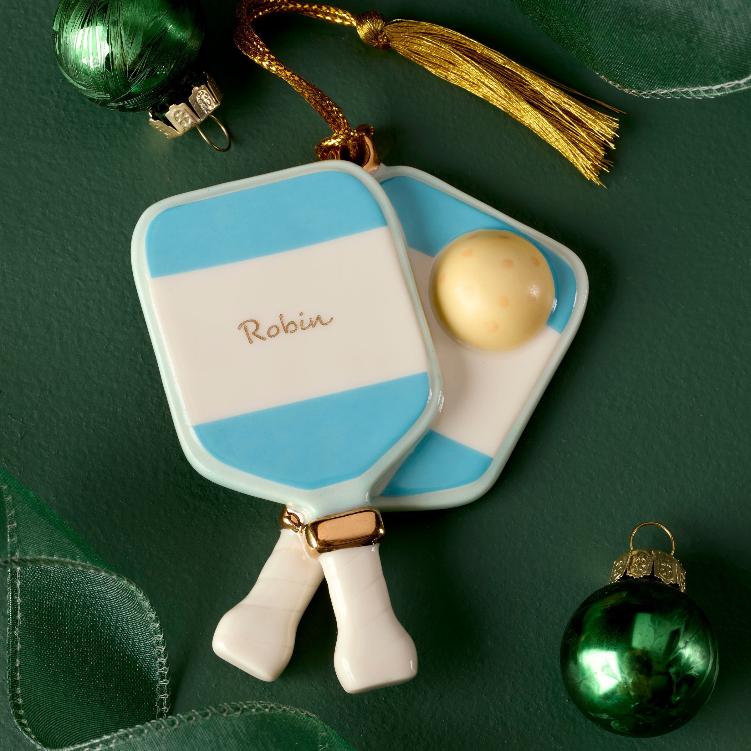 Lenox Premium Personalized Pickleball Ornament - Image 3