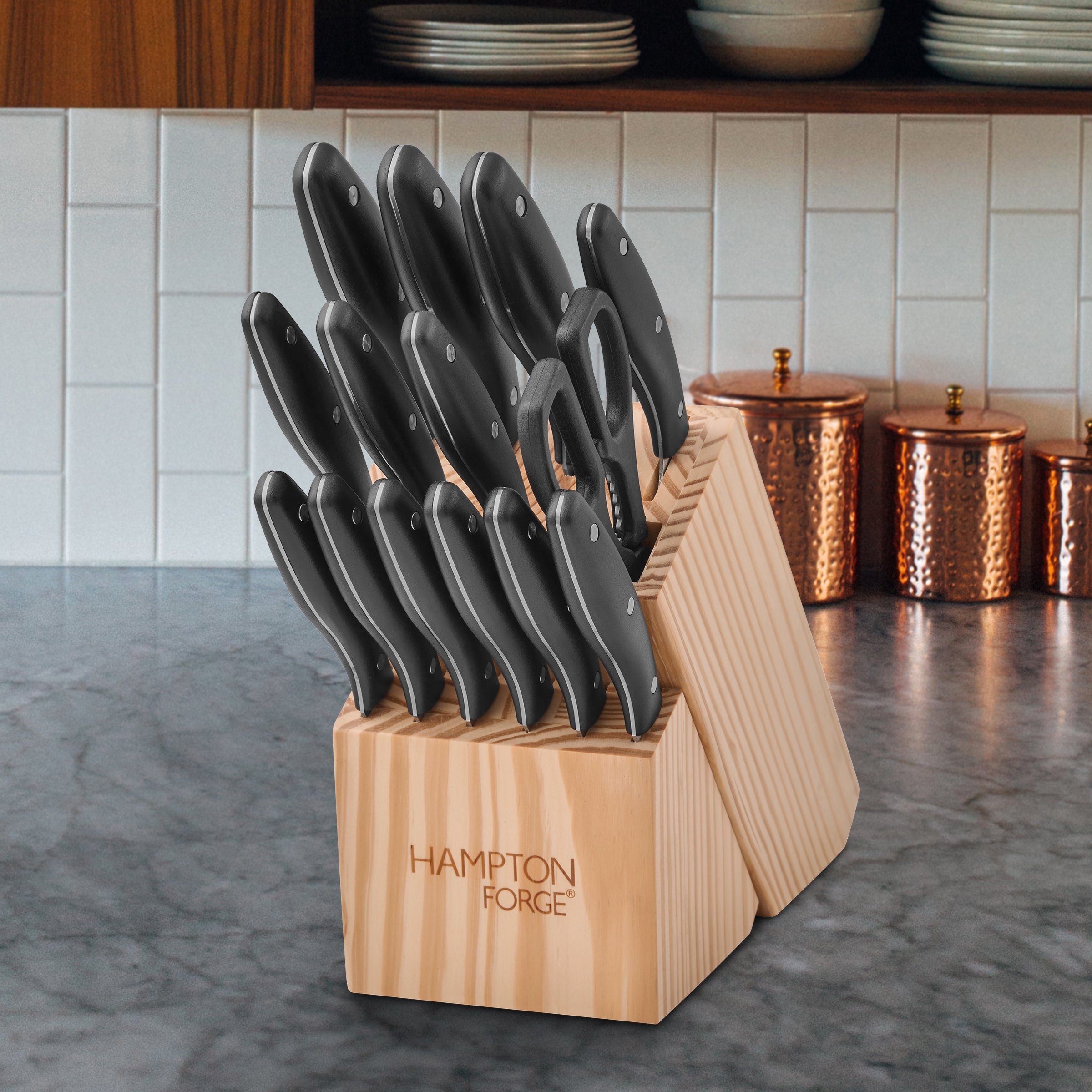Lenox Premium Rochester 15-Piece Cutlery Block Set - Image 4