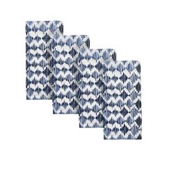 Lenox Premium Blue Bay Diamond Dinner Napkins, Set of 4
