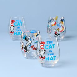 Lenox Premium Cat In The Hat Tumblers, Set of 4