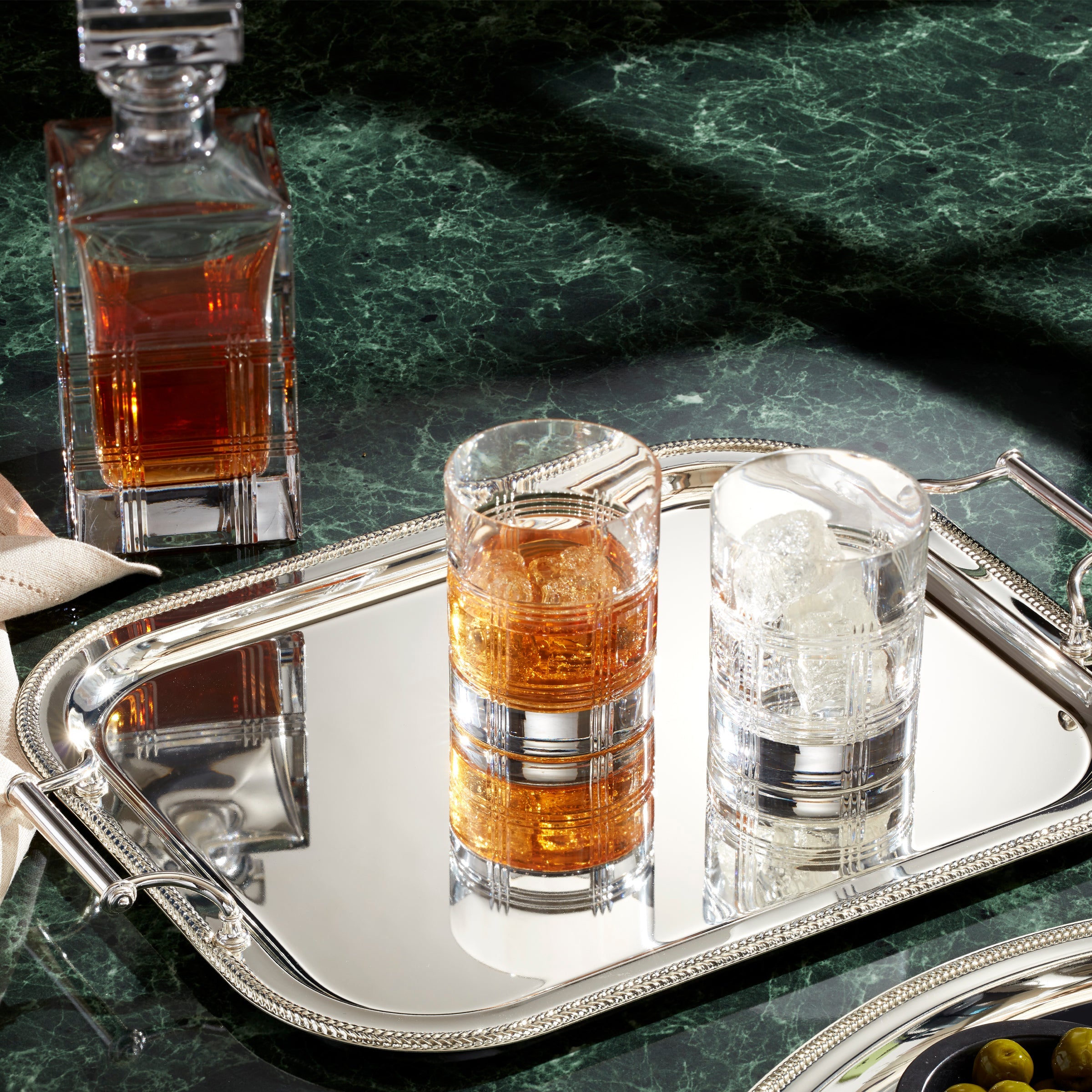 Lenox Premium Hudson Crystal 5-Piece Whiskey Set - Image 2