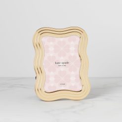 Lenox Premium South Street Gold 5x7 Wavy Photo Frame