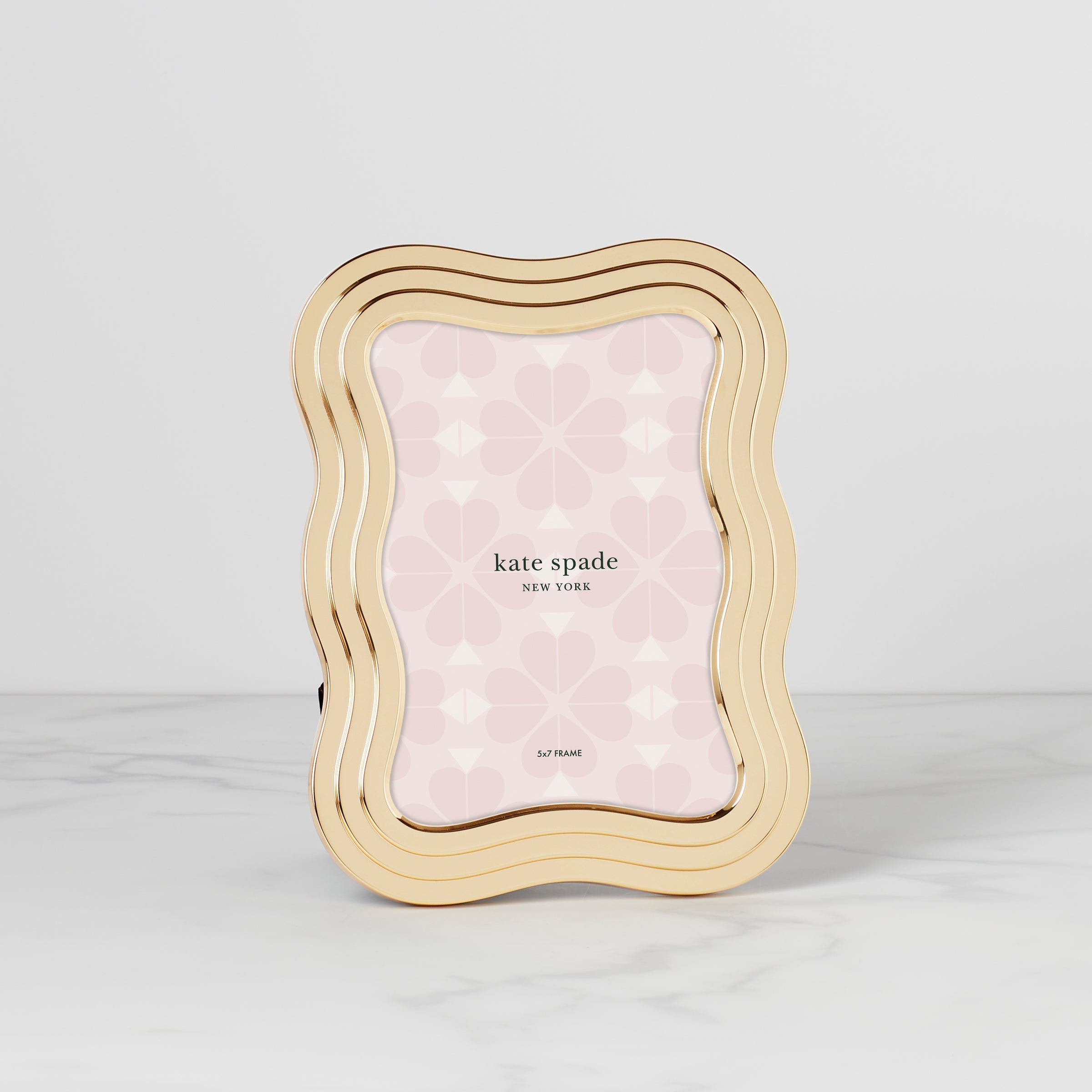 Lenox Premium South Street Gold 5x7 Wavy Photo Frame