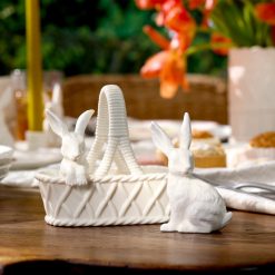 Alternative view of Lenox Premium Wicker Creek Bunny Salt & Pepper Set